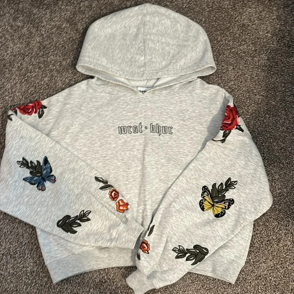 WRSTBHVR worst behavior embroidered hoodie - Picture 2 of 6